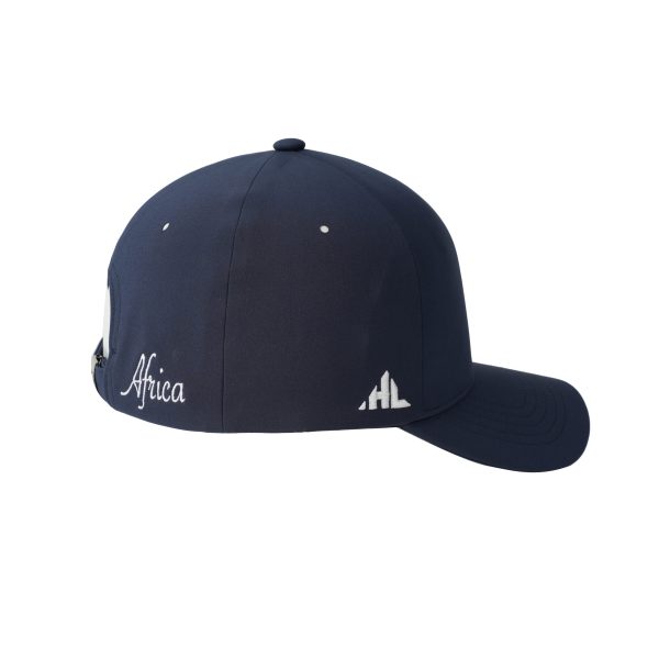 SJM04168 Africa Map Embroidered Cap Navy Blue
