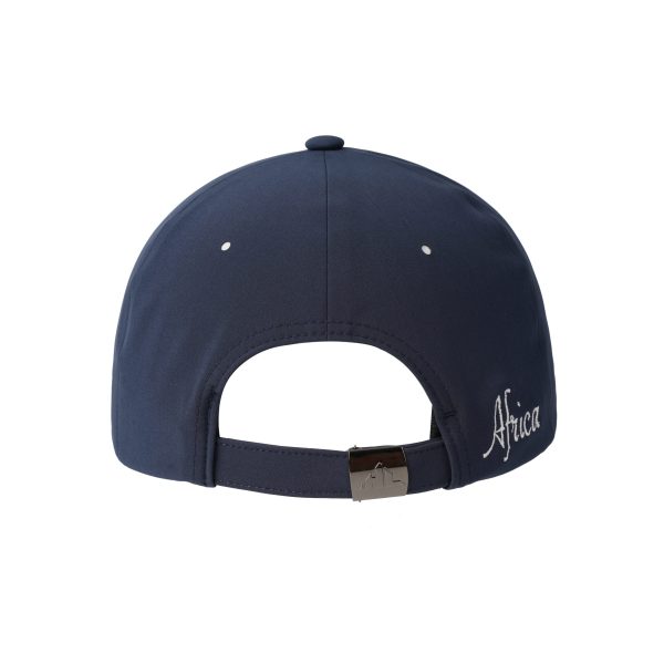 SJM04170 Africa Map Embroidered Cap Navy Blue