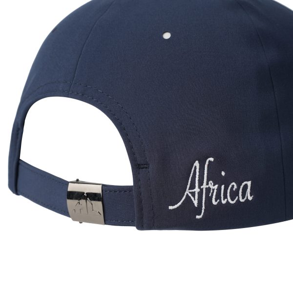SJM04171 Africa Map Embroidered Cap Navy Blue
