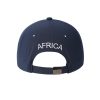 SJM04175 Africa Outline Baseball Cap Navy Blue