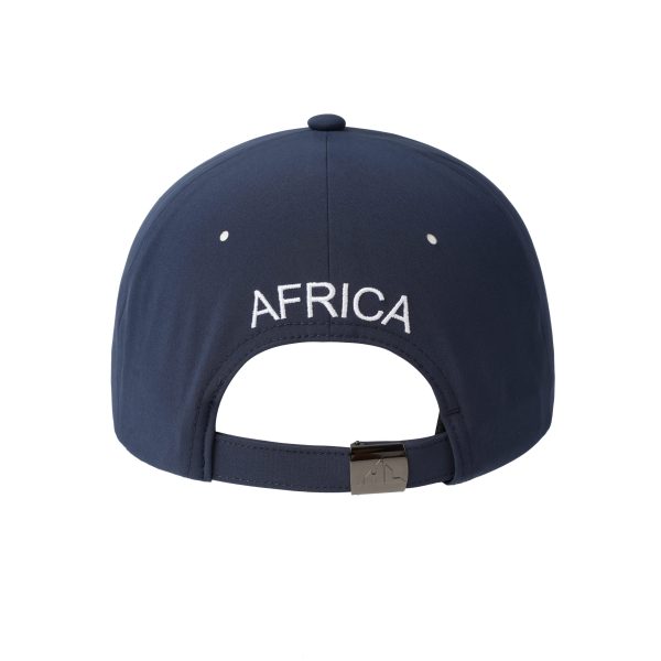 SJM04175 Africa Outline Baseball Cap Navy Blue