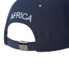 SJM04176 Africa Outline Baseball Cap Navy Blue