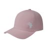 SJM04183 Africa Map Embroidered Cap Pink