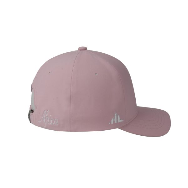 SJM04185 Africa Map Embroidered Cap Pink