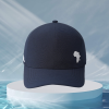 blue_embroided Africa Map Embroidered Cap Navy Blue